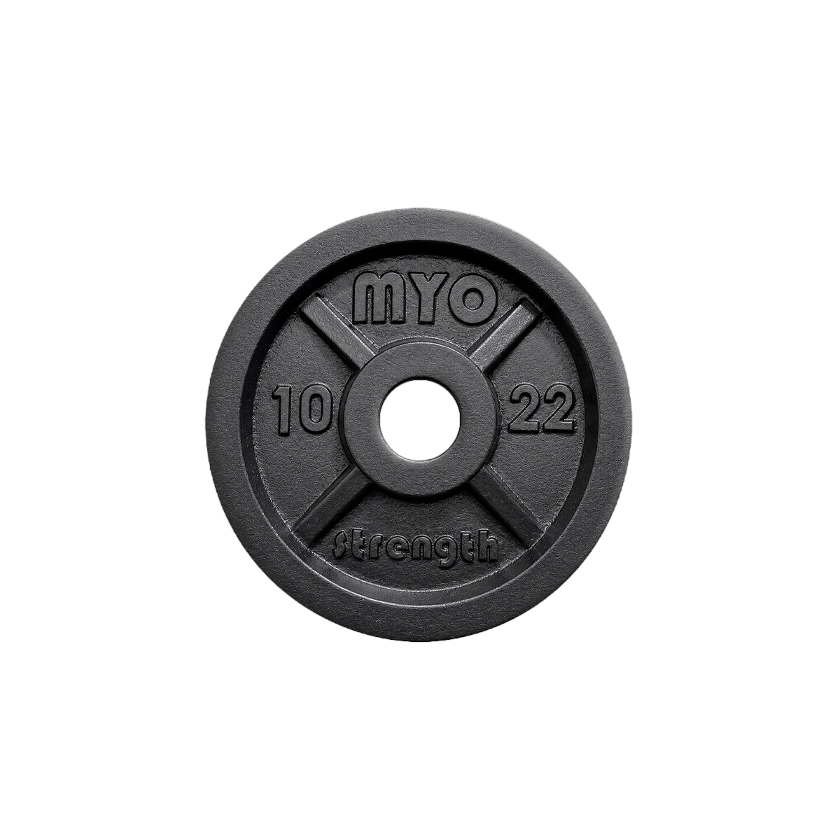 MYO Strength 10kg Olympic cast iron plate