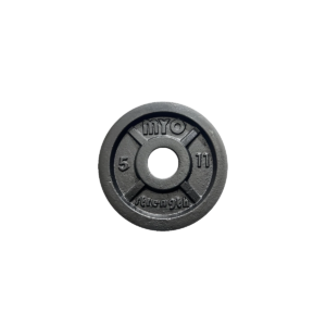 MYO Strength 5kg Olympic cast iron plate