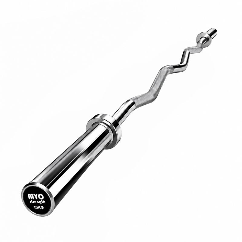 MYO Strength Olympic EZ Curl Bar 10kg