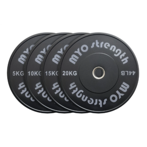 MYO Strength Olympic rubber bumper plate range