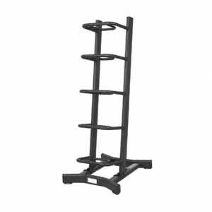MYO Strength sandbag rack in matt black with five storage levels
