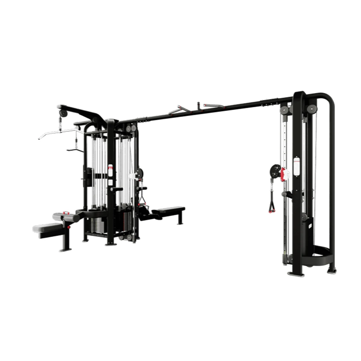Nautilus 5 Station with Adjustable Pulley The Nautilus 5 Station with Adjustable Pulley is a space-efficient, all-in-one strength solution designed to target all major upper body muscle groups.