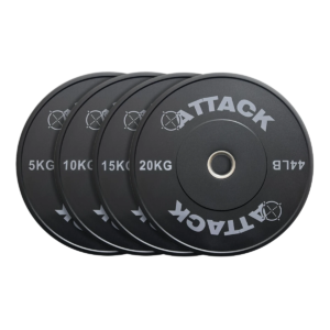 Attack Fitness Olympic solid rubber bumper plate range