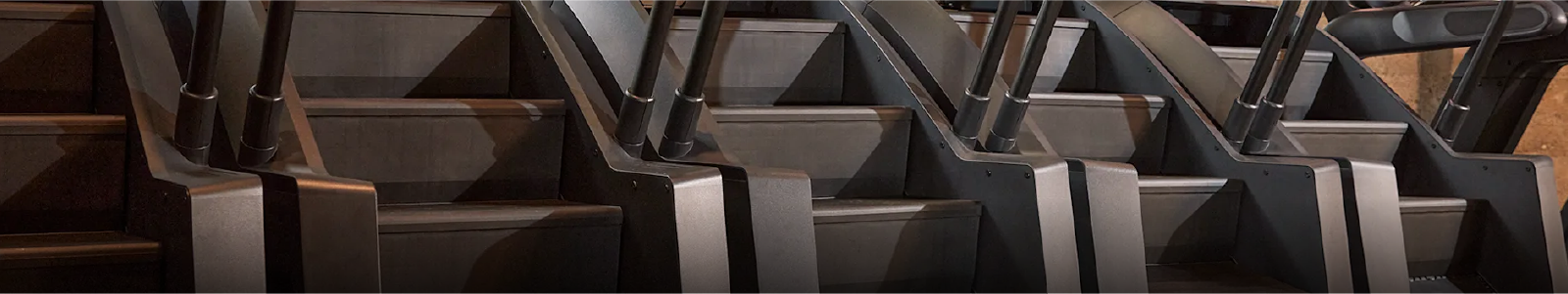 Precor Treadmills Precor treadmills in a row
