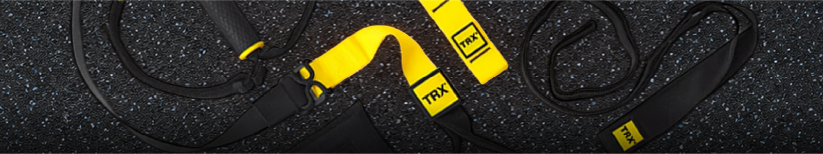 TRX cables on gym floor TRX cables on gym floor