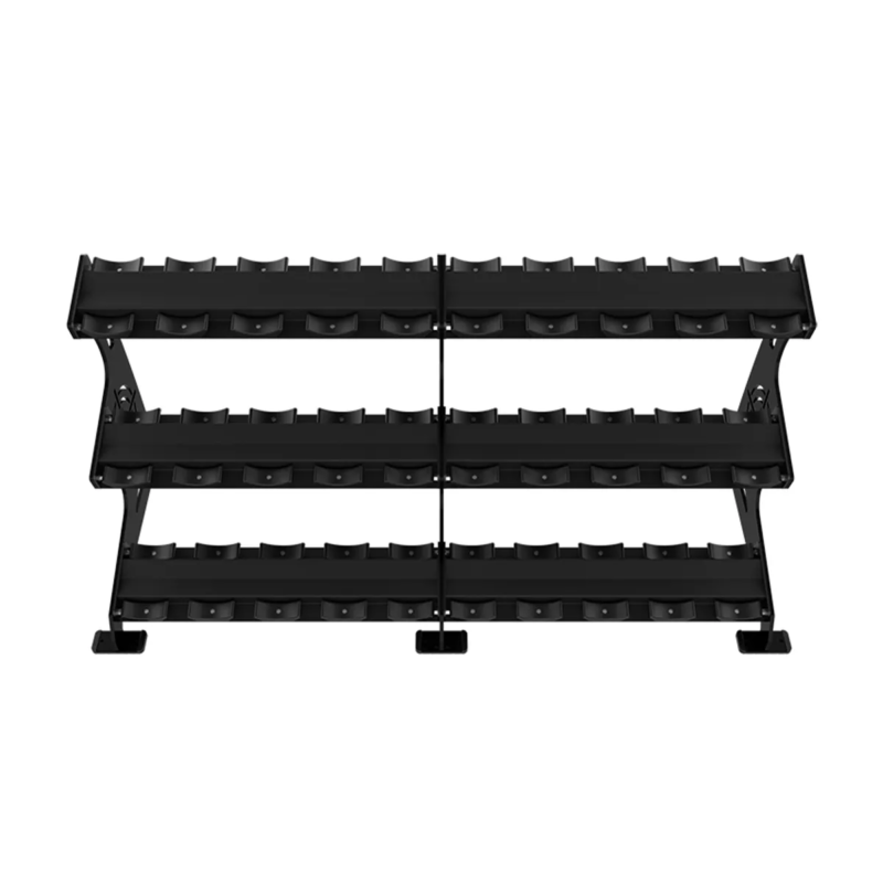 Arsenal Strength Alpha 3 Tier Pro Style Dumbbell Rack (15 Pairs)