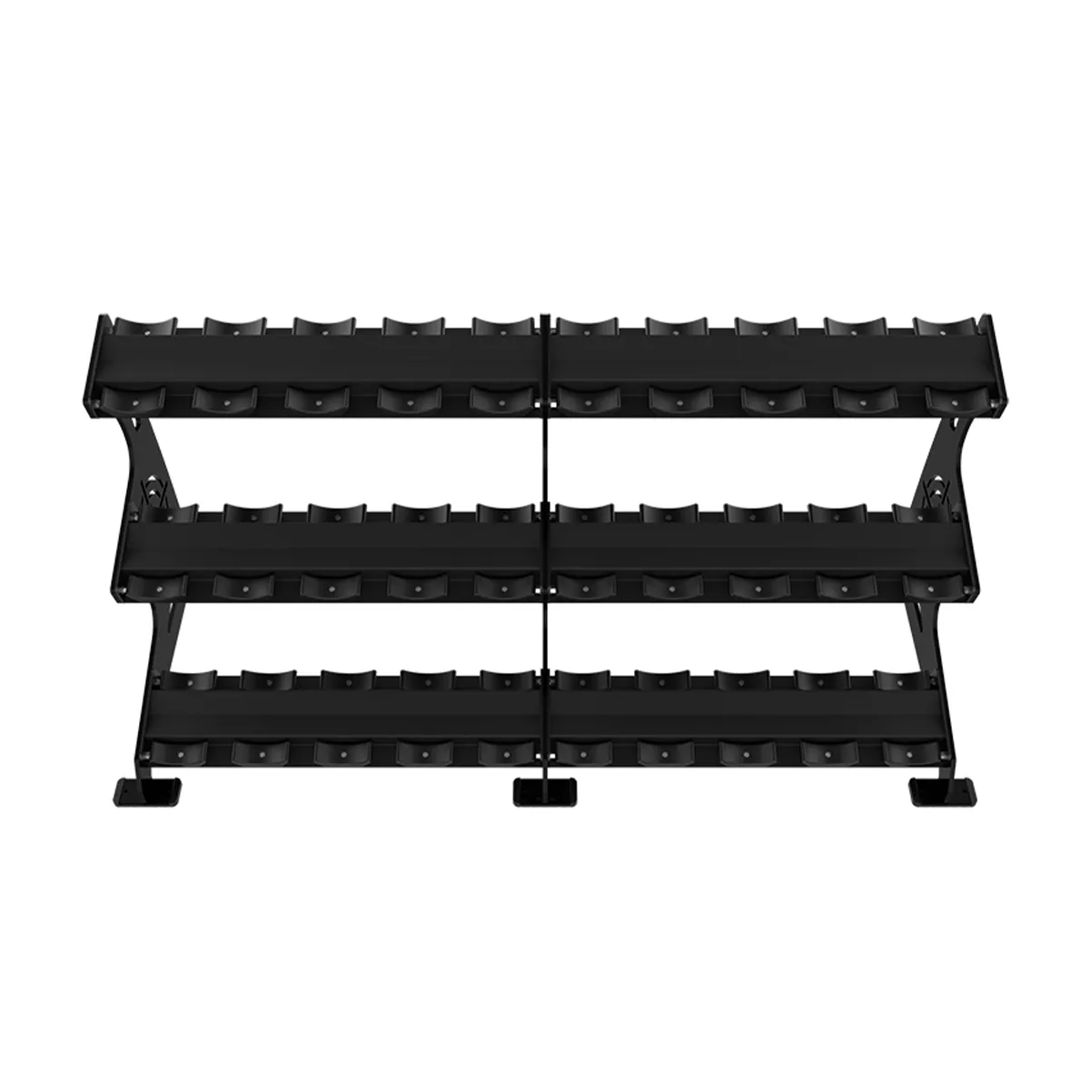 Arsenal Strength Alpha 3 Tier Pro Style Dumbbell Rack (15 Pairs)