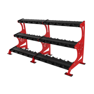 Arsenal Strength Alpha 3 Tier Pro Style Dumbbell Rack (15 Pairs)