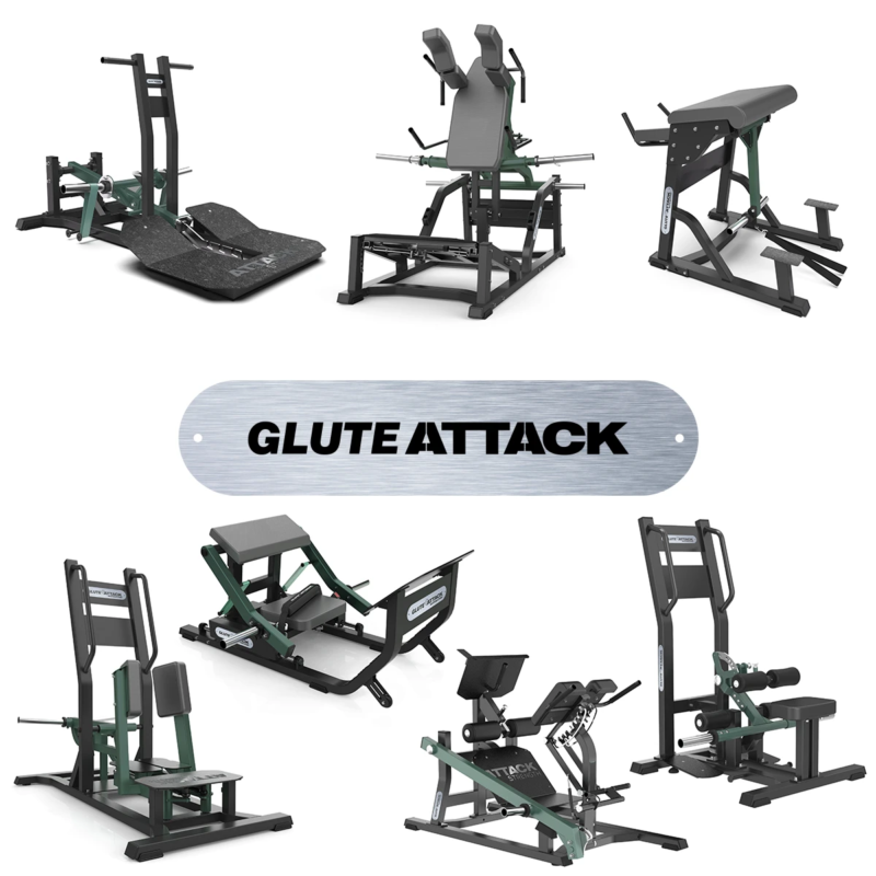 Glute Attack Full Package of 7 Glute Machines