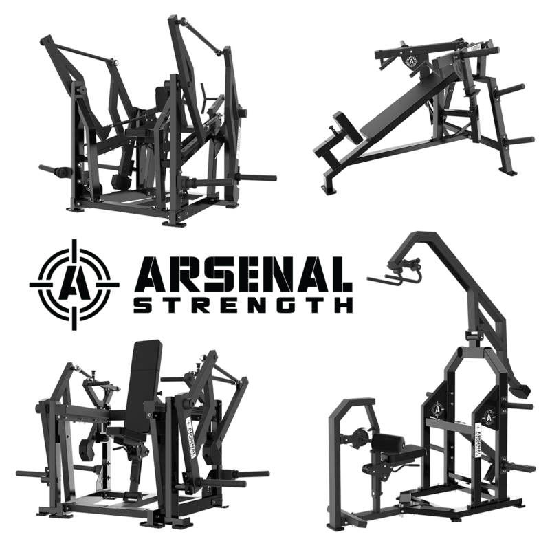 Arsenal Strength 4 x Plate Loaded Chest & Back Equipment Bundle