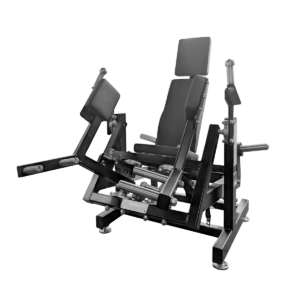 The Gluteator angled left view showing the full lower body training machine