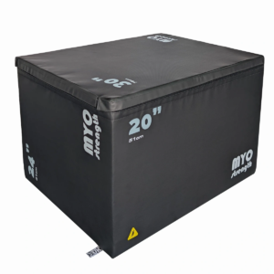 MYO Strength 3 in 1 Soft Plyometric Box with 20, 24 and 30 inch height options