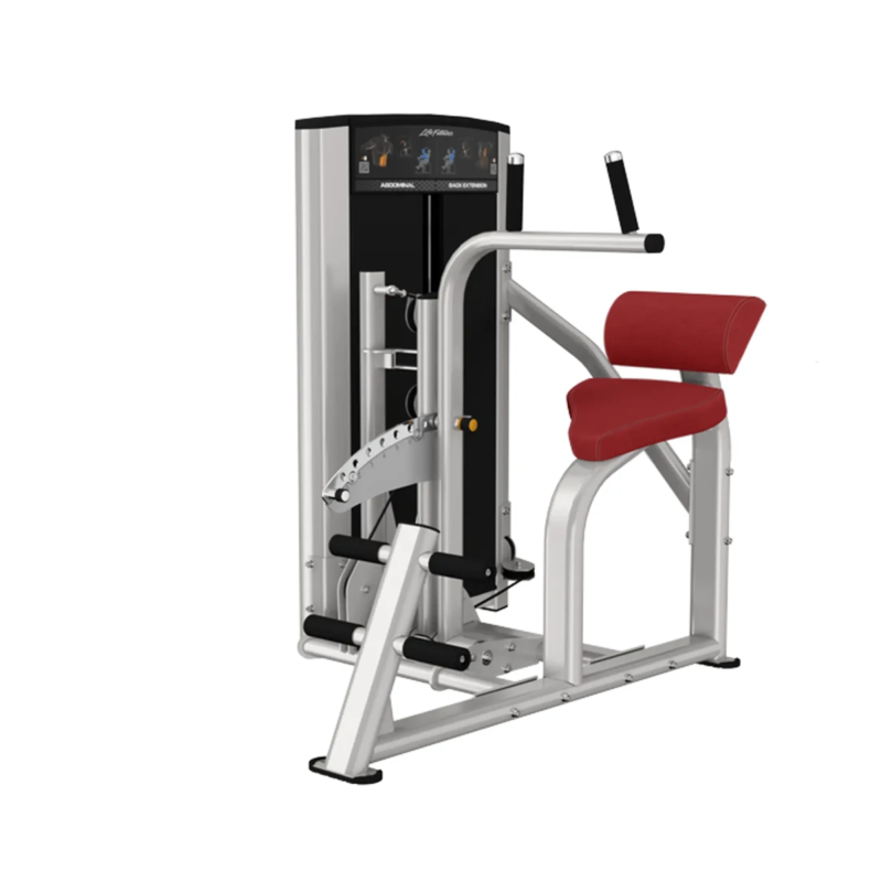 Life Fitness Axiom Series Abdominal / Back Extension selectorised core training machine