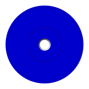 Coloured Bumper Plate (Blue)