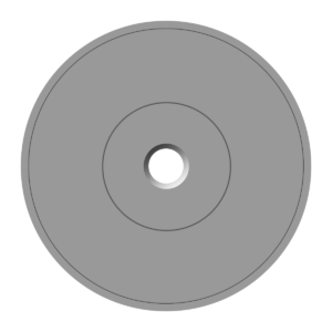 Coloured Bumper Plate (Grey)