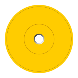 Coloured Bumper Plate (Yellow)