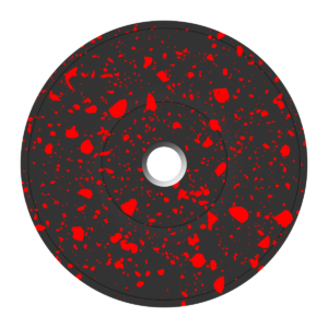 Speckled Bumper Plate (Red)