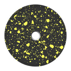 Speckled Bumper Plate (Yellow)