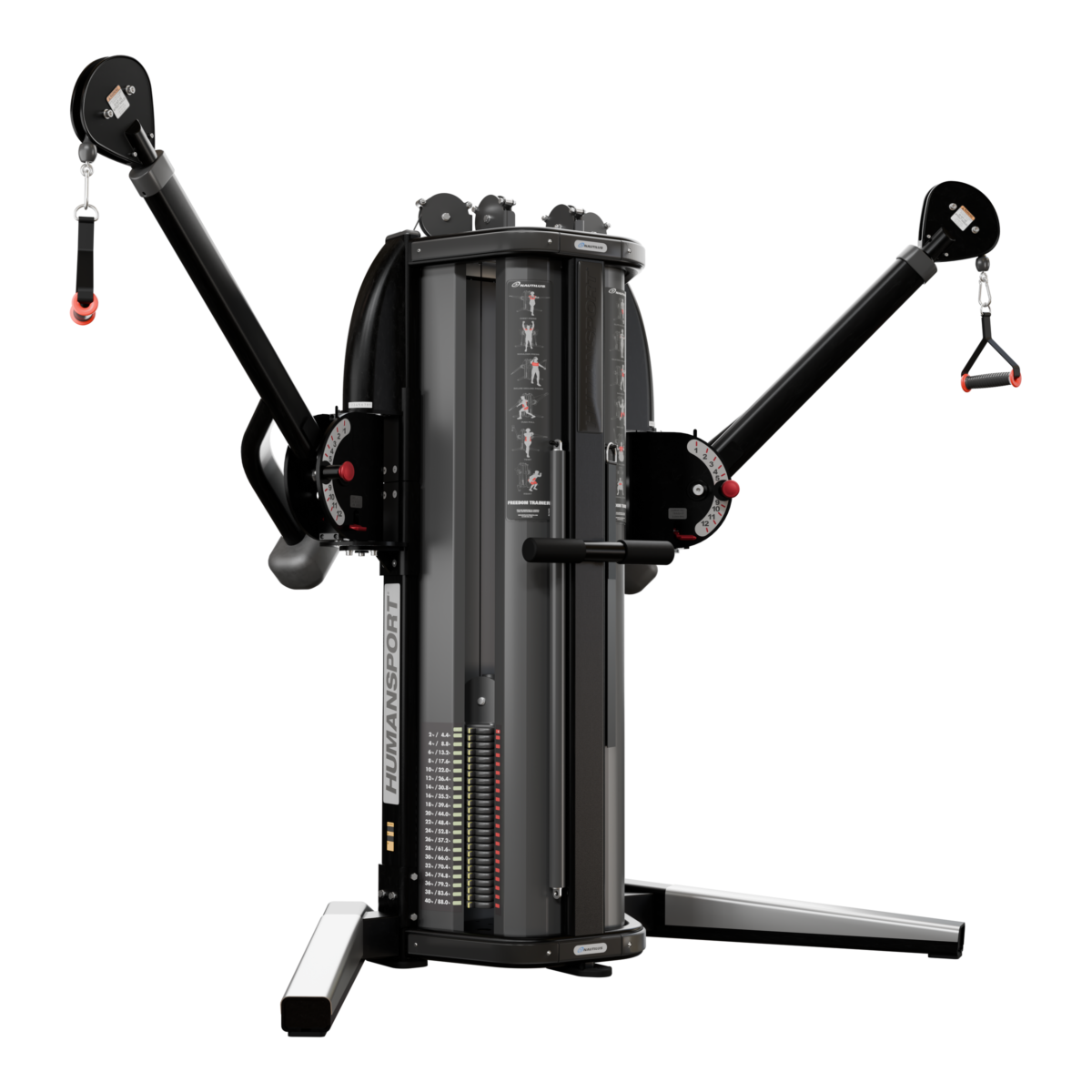 Nautilus HumanSport Freedom Trainer HSFT3 dual stack cable machine