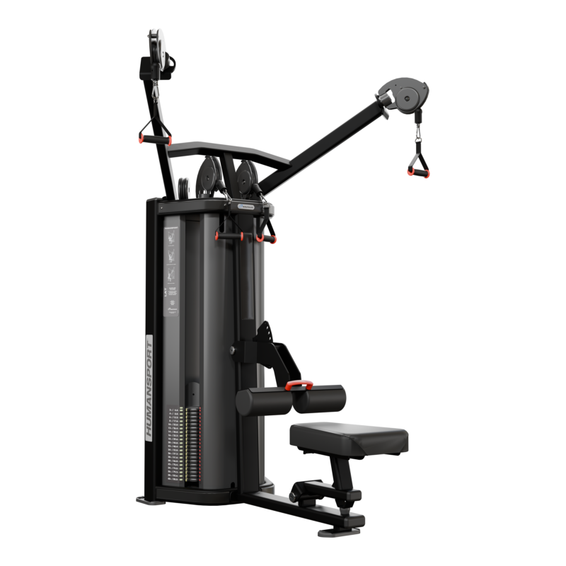 Nautilus HumanSport Lat Pulley HSLP3 dual stack cable machine