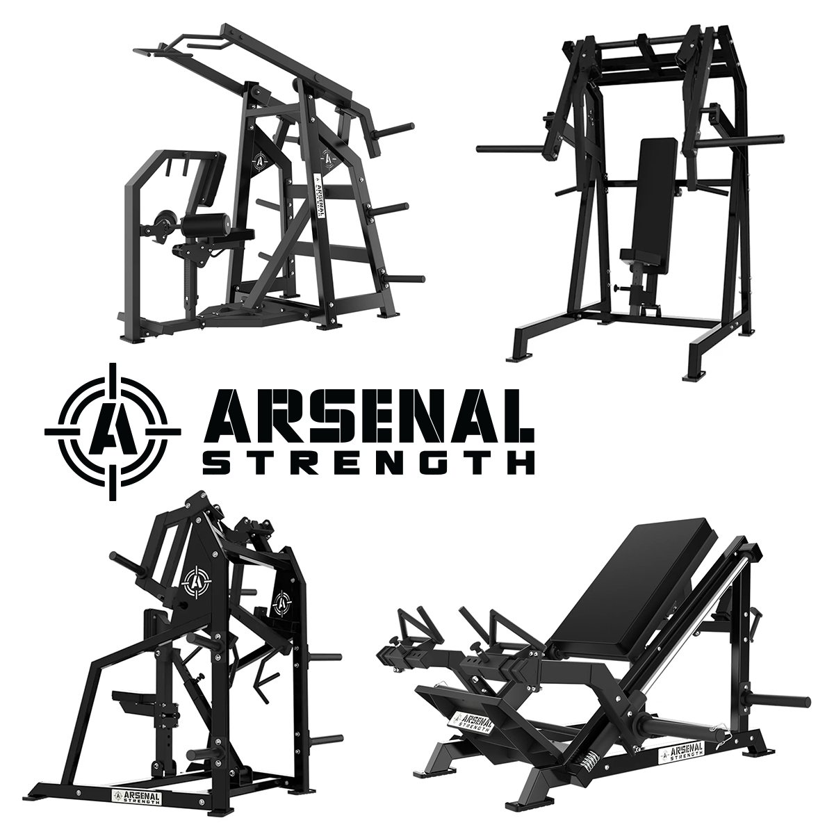 Arsenal Strength 4 x Plate Loaded Equipment Bundle