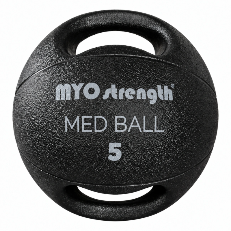 5kg - MYO Strength Double Grip Medicine Ball